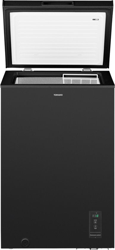 Tomado TCF0991B - Gefrierschrank - 99 Liter - Superfreeze - Digitaler Thermostat - Low Frost - Energielabel E - Schwarz