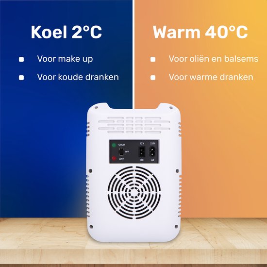 Soft & Silky Skincare Kühlschrank - Inkl. Roller - Mini - Make-up Organizer - Make-up Kühlschrank - Kosmetik & Hautpflege