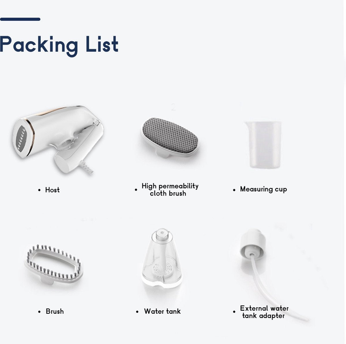 Fuegobird Wäschedampfer und -reiniger - Kleiner tragbarer Wäschedampfer für zu Hause und auf Reisen - Unterstützt die Wasserversorgung für Wasserflaschen mit großem Fassungsvermögen - Kleidungsstück/Textil/Stoff Wäschedampfer