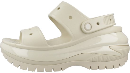 Crocs Classic Mega Crush Sandalen, beige, EU 38–39