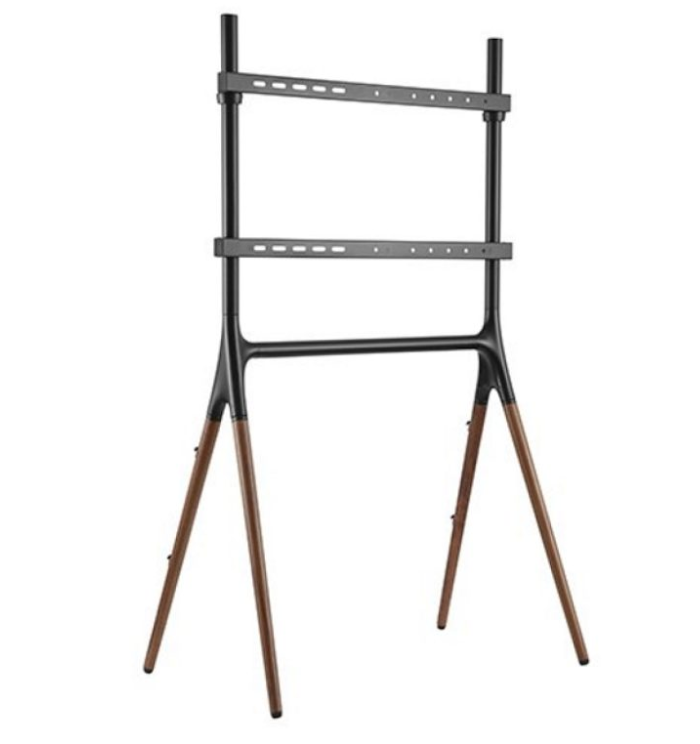 Lumi FS12 Easel Studio TV-Ständer – Buchenholz – 138 x 80 x 50 cm – 49–70 Zoll, VESA bis 600 x 400