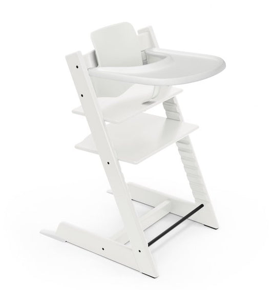 Stokke® Tripp Trapp® Set: Stuhl + Babyset + Tischplatte | Weiß