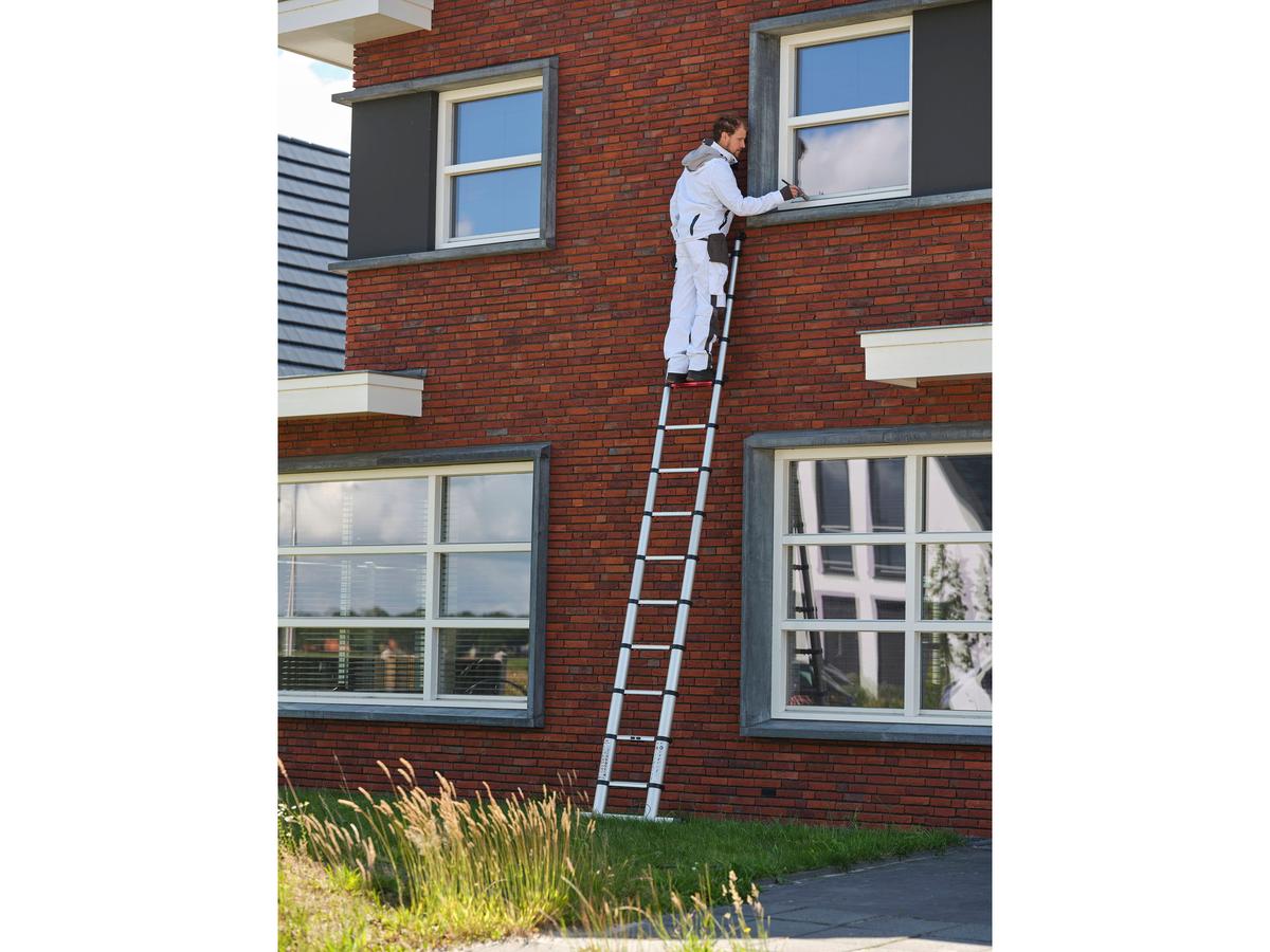 Altrex Teleskopleiter Smart Active Up – 1x13 Sprossen – kompakt und sicher – Größe 1x13