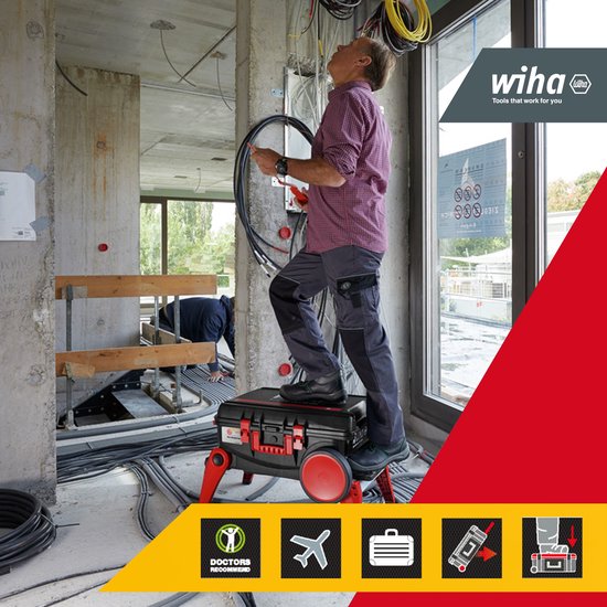 Werkzeugkoffer XXL III (Solo) für Elektriker – WIHA 44129