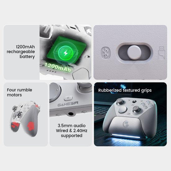 GameSir G7 Pro – Kabelgebundener Controller – Xbox Series X/S, Xbox One, Windows und Android – Shadow Ember