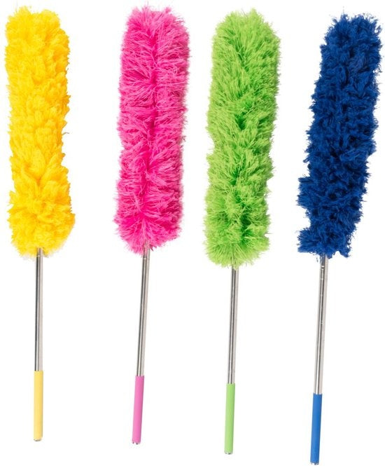 Lifetime Clean Teleskop Kehrschaufel - Kehrschaufel mit Teleskopstiel - Ausziehbar von 80-280CM - Kehrschaufel - Kunststoff