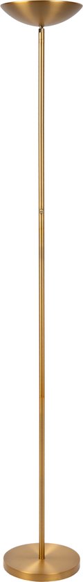 Lucide ZENITH – Stehlampe – Ø 25,4 cm – dimmbare LED – 1x20 W, 3000 K – Mattgold / Messing