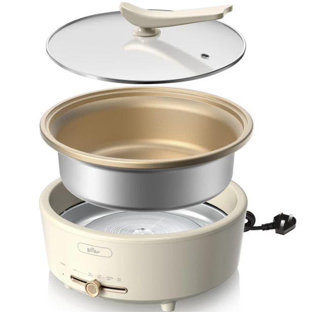 Bear – DHG-P50F1 – Elektrischer Hotpot 5 l – 36,9 x 31,2 x 23,6 cm