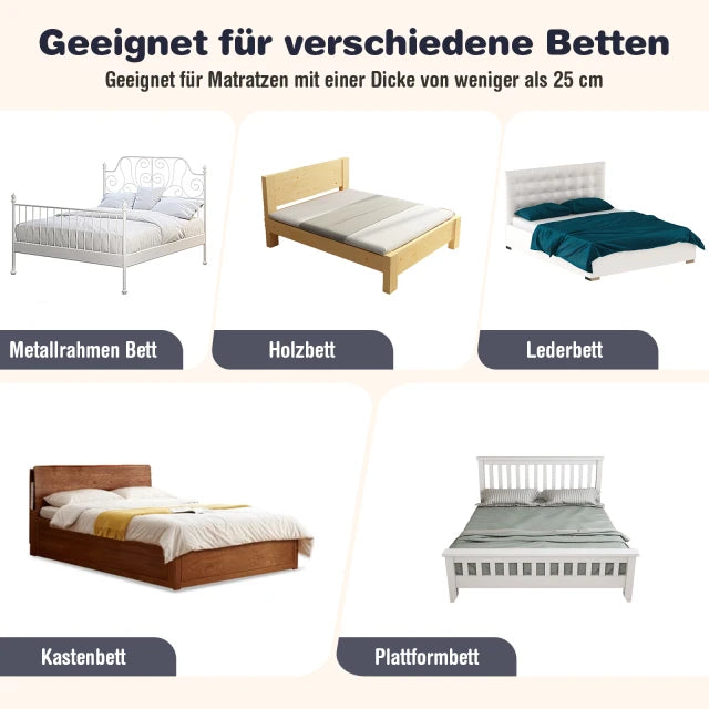 Coast Bettgitter - Sicherheit - Verstellbar - Mesh - Oxford - Kinderbett - Dunkelgrau
