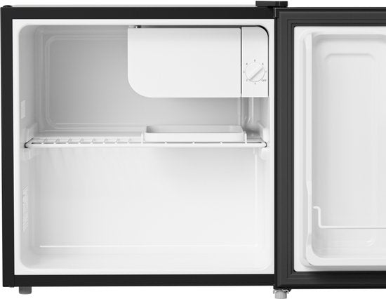 KitchenBrothers Mini-Kühlschrank – 43 l – Kleiner Kühlschrank – Minibar – Freistehend – Frigo – Kompakt – Schwarz