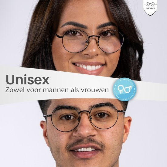 LC Eyewear Computerbrille - Blaulichtbrille - Displaybrille - Metall - Unisex - Schwarz
