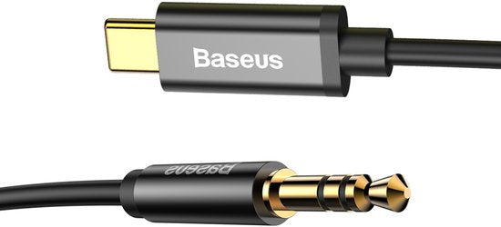 Baseus – Audiokabel – Stereo – 3,5-mm-Miniklinke – USB-C – 120 cm