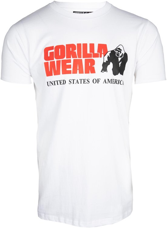 Gorilla Wear Classic T-Shirt – Weiß – 3XL