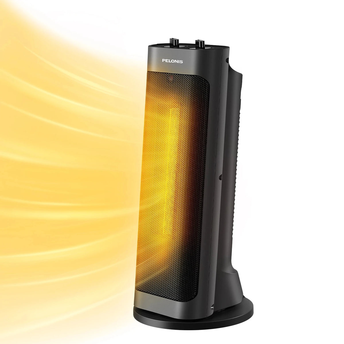 PELONIS Keramik-Heizlüfter 2000 W – 70° Schwenkbereich – PTC-Heizung – 4 Heizstufen