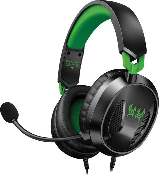 KOTION EACH G3100 Gaming-Headset – Over-Ear-Kopfhörer mit Mikrofon – Geeignet für Nintendo Switch, PS5, PS4, Xbox Series X|S, Xbox One, Mobilgeräte und PC – Schwarz-Grün