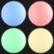 tectake Luminous Globe LED-Gartenlampe – 40 cm – RGB 16 Farben – Fernbedienung – Weiß