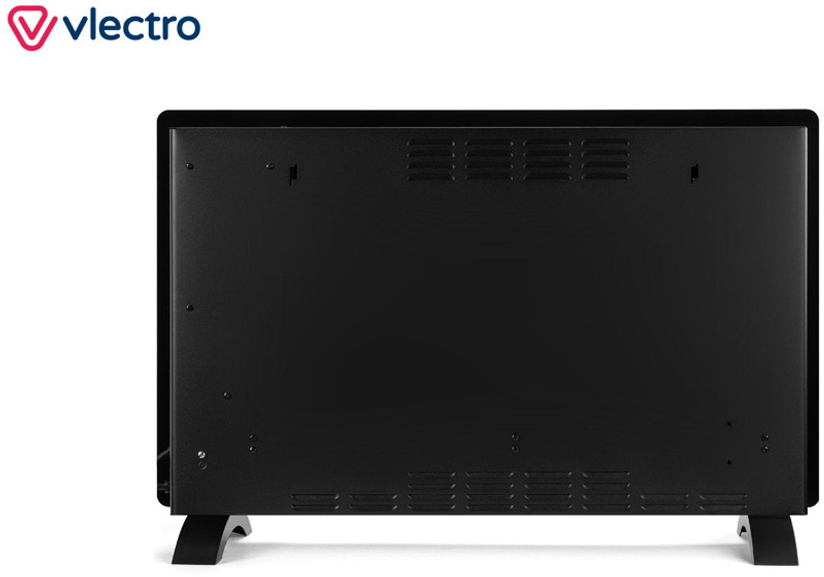Vlectro Heizpaneel - Mit einstellbarem Timer - Schwarz