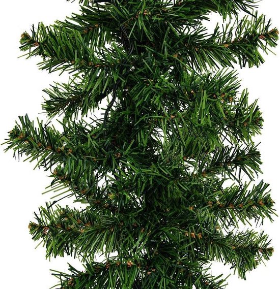 Casaria Weihnachtsgirlande - 5m 100 LEDs Tannennadeln Grün - Warmweiß