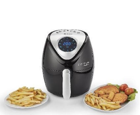 Ariete 4616/00 Einzelgerät 3,5 l Freistehend 1300 W Heißluftfritteuse Schwarz, Silber