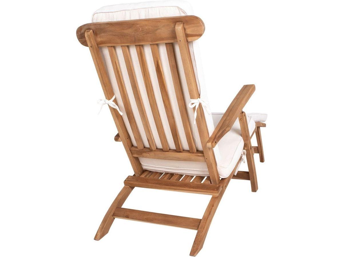 House Nordic Arrecife Kissen für Liegestuhl – Baumwolle – Weiß – 50 x 120 cm