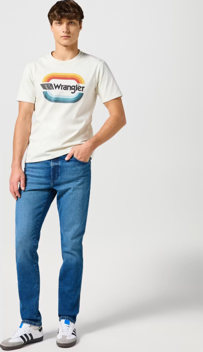 Wrangler River Jeans Men's Raindrop W31/L32 - Bequeme, taillierte Passform, strapazierfähiger Denim