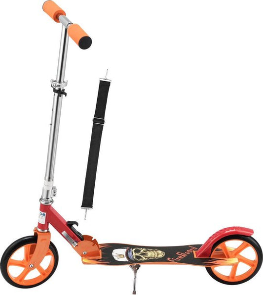 Zusammenklappbare Treppe / Scooter - Feuer - XXL Räder
