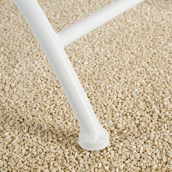 Mica Decorations Evita Bistro Set - 3er Set - Metall - Weiß