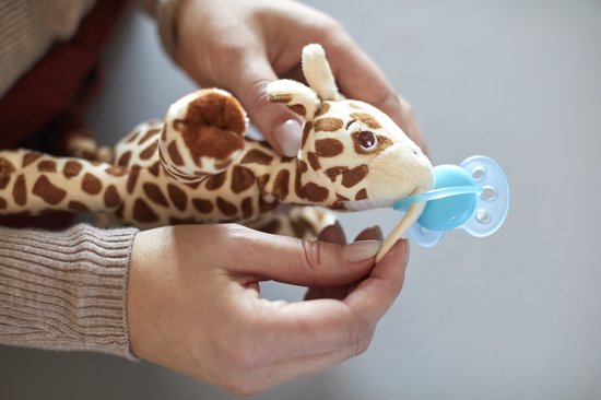 Philips Avent Kuschelschnuller - 0 bis 6 Monate - 1 Schnuller - Giraffe