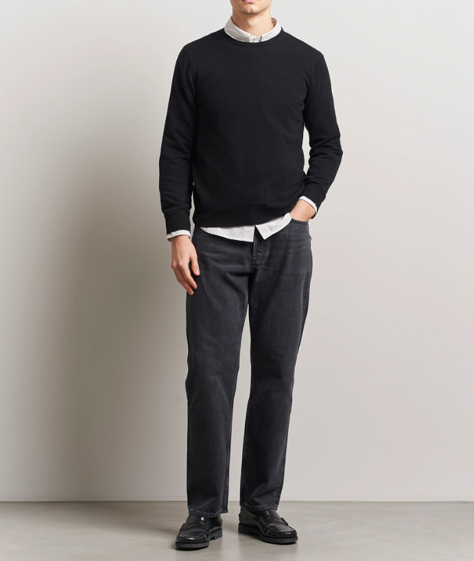 Samsøe Samsøe - Eddie Regular Fit Jeans - Schwarz Bliz - Größe 30/32
