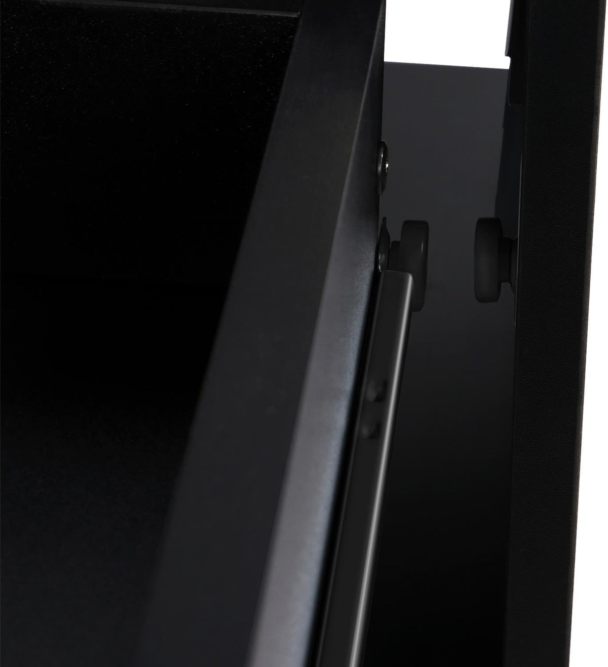 Yaheetech Computertisch – mit Schublade und 2 Ablageböden – 112 x 50 x 82 cm – Schwarz
