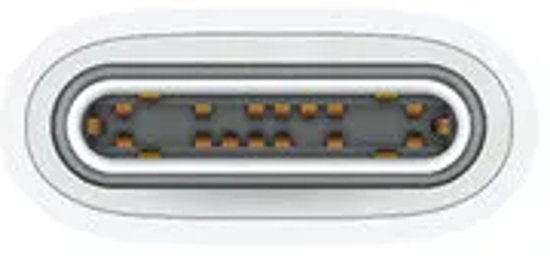 Apple – USB-C-Ladekabel – USB-C auf USB-C – 60 W – 1 m – geflochten – Weiß