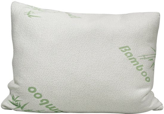 Lucovitaal Kingsize-Bambuskissen – atmungsaktiv – antibakteriell – hypoallergen – 66 cm x 50 cm x 18 cm