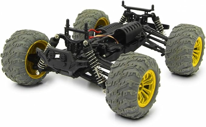 Jamara - Extron Junior Truggy - 4WD High-Speed RC Car - Maßstab 1:14 - Kunststoff - Gelb/Grau