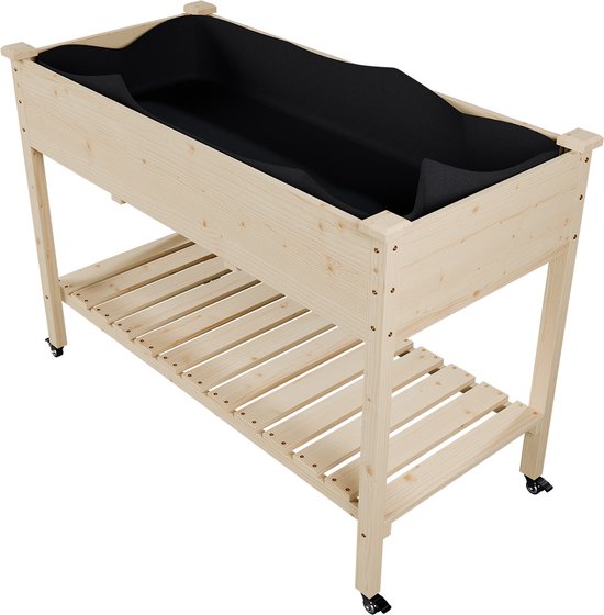 Hochbeetkasten Freya - Mit Rädern