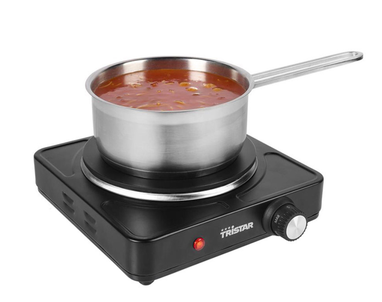 Tristar KP-6151KL Kochplatte 1500 W – Ø 18,5 cm – Schwarz
