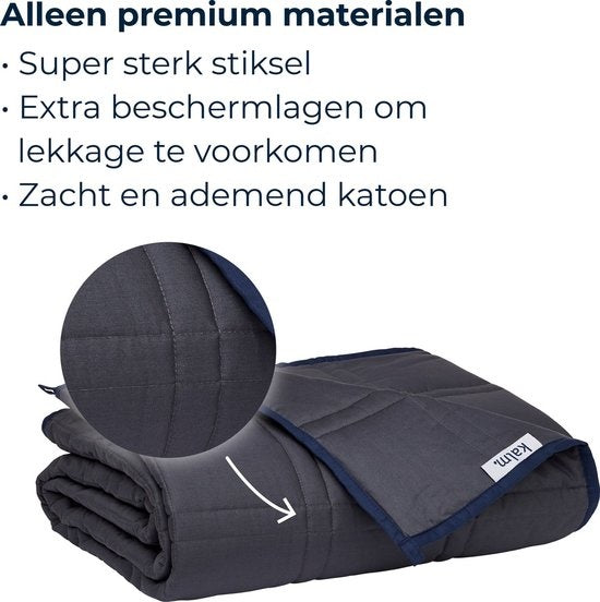 Kalm Beschwerungsdecke 8 KG - Bio-Baumwolle - Beschwerungsdecke - Anti Stress