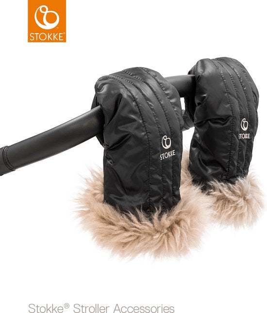 Stokke® Kinderwagen-Fäustlinge – Onyx Schwarz