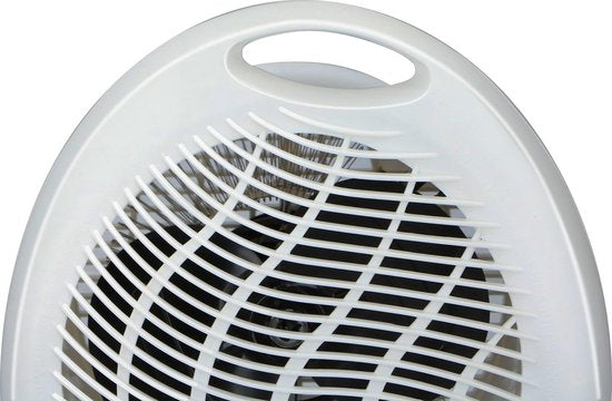 alpina Heizlüfter - Tragbar - 2000 Watt - 2 Heizstufen - Überhitzungsschutz - Weiß