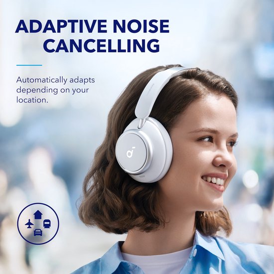 Anker Soundcore Q45 – Kabellose Kopfhörer mit Geräuschunterdrückung – Weiß
