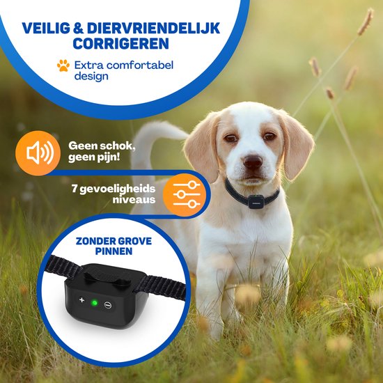 Vulpes Goods® - Anti-Bell-Halsband Mini Vulpes Goods® Anti-Bell-Halsband Mini - Erziehungshalsband ohne Schock - Anti-Bellgerät für kleine Hunde - wasserdicht - wiederaufladbar - Vibration und Audio