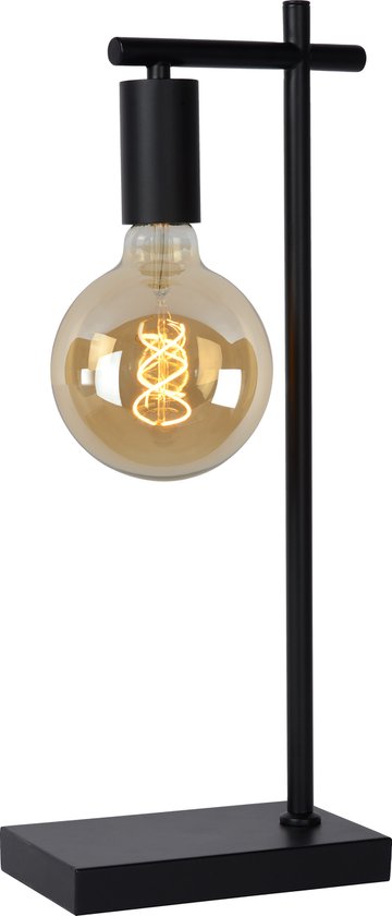Lucide LEANNE – Tischlampe – 1xE27 – Schwarz