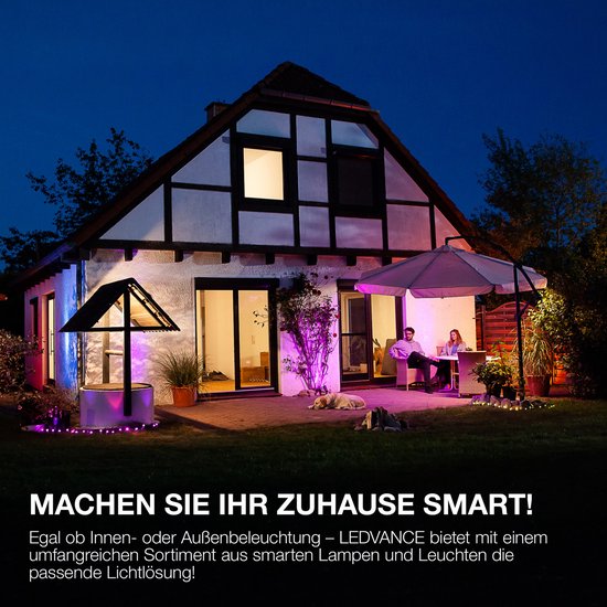 LEDVANCE Leuchte: für Decke, SMART SURFACE DOWNLIGHT TW / 22 W, 22-...24- V, Abstrahlwinkel: 11-, Tunable White, 3-65- K, Gehäusematerial: Aluminium, IP2-