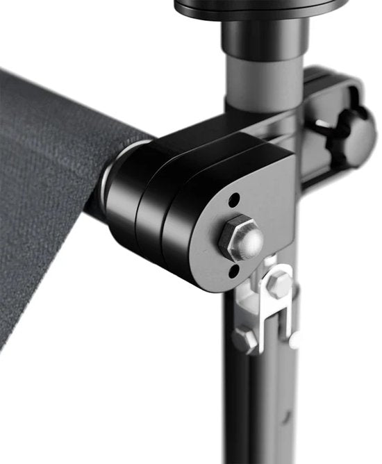 Klammermarkise Kapstadt 400x120 cm - Grau