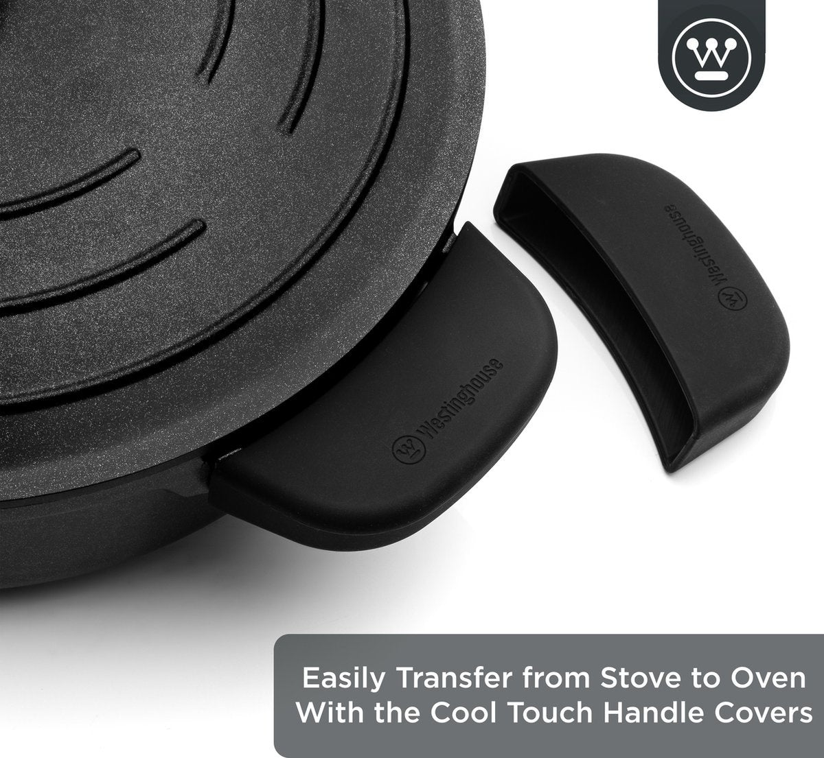 Westinghouse Performance Series Kasserolle - Sauteuse - Backofen geeignet - 32 cm - Schwarz