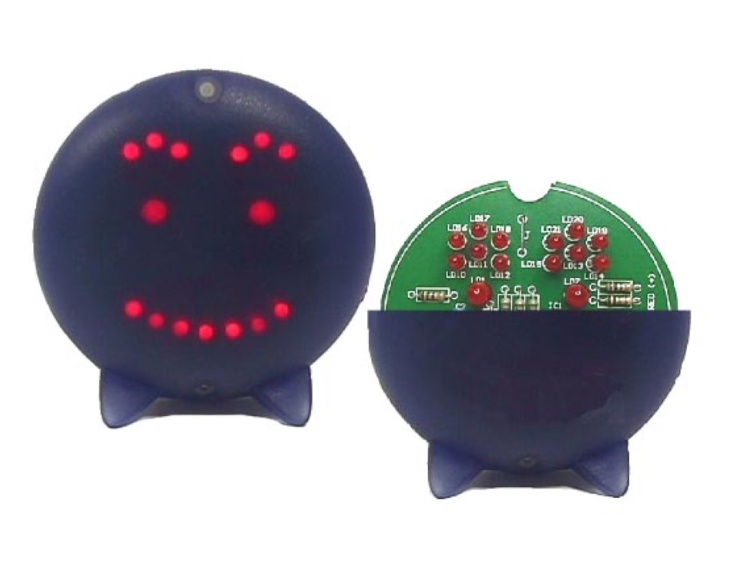 Velleman MK175 Animierter LED-Smiley – Elektronik-Bausatz