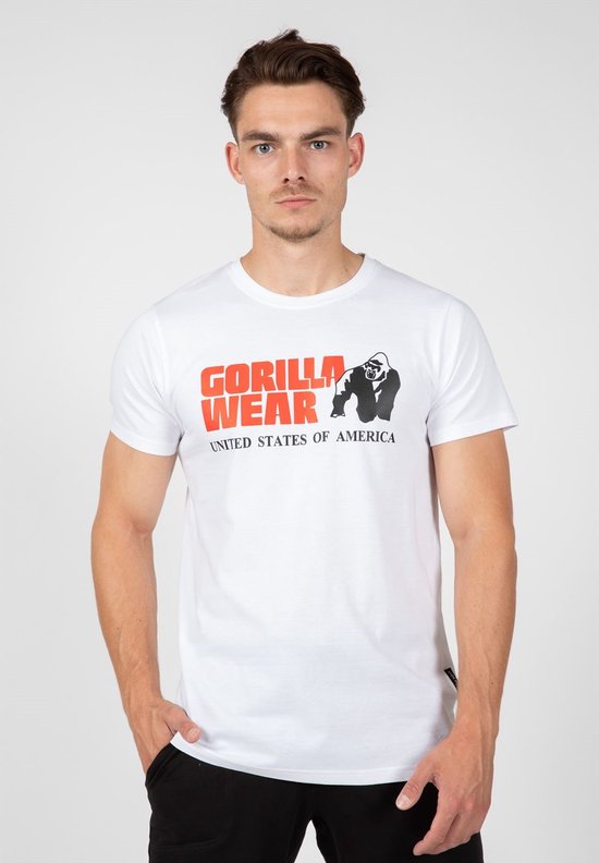 Gorilla Wear Classic T-Shirt – Weiß – 3XL