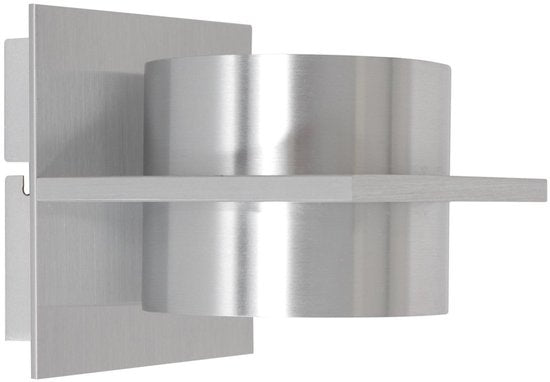 Wandleuchte Muro 3366ST aus Stahl, G9, verstellbare Lamellen, Kunststoff und Metall, modernes Design, 12 × 12 × 14 cm, Steinhauer