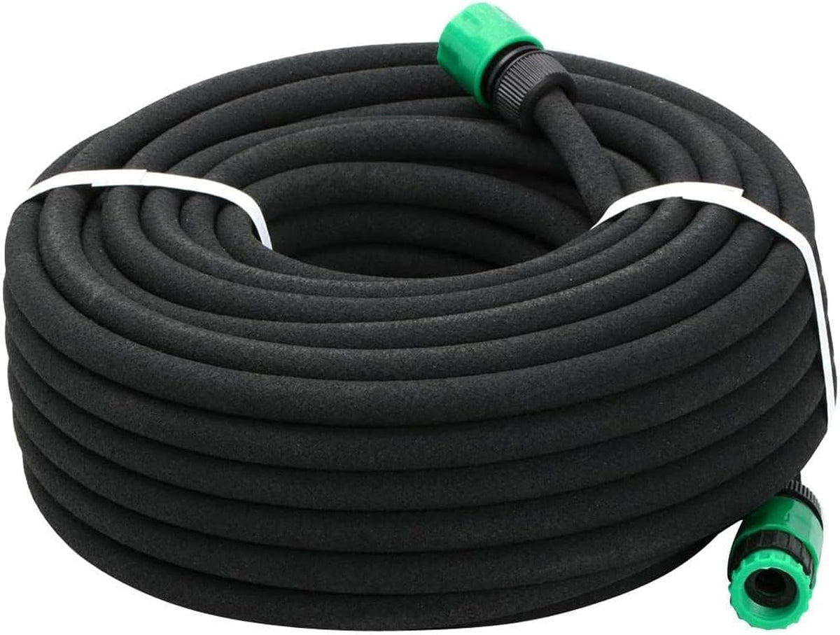 Yaheetech Tropfschlauch 50 m – 16 mm, mit Anschlussset für die Gartenbewässerung