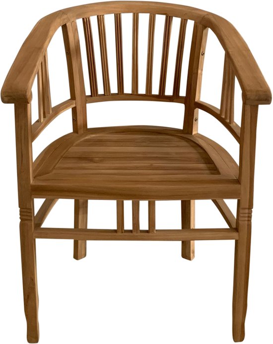 AXI Talia Teak-Gartenstühle – Gartenstühle aus Holz – 2er-Set – 100 % Teakholz – Tragkraft 180 kg – Garten, Terrasse oder Balkon
