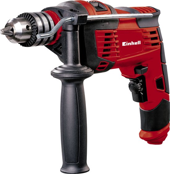 Einhell Elektrischer Schlagbohrer TC-ID 1000 E – 1010 W – 2 Funktionen: Bohren/Schlagbohren – Bohrleistung: Holz 32 mm / Beton 16 mm / Stahl 13 mm